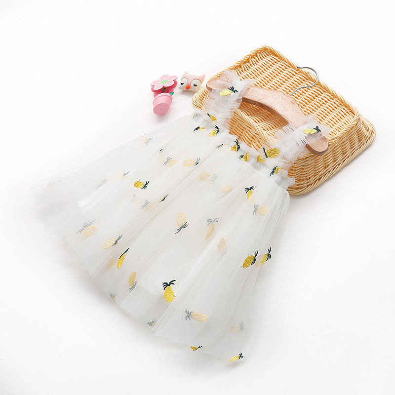 Wholesale Girls Sling Princess Dress Summer Tutu Skirt